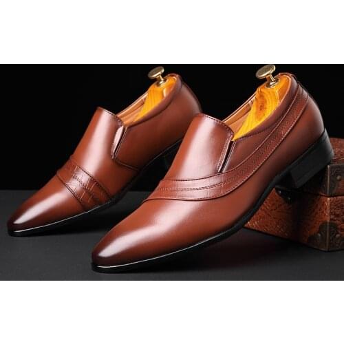 Mens Wedding Shoes Coiffeur Mens Dress Shoes 2021 Luxury Brand Men Elegant Shoes Zapatos Hombre Formal Chaussure Homme Ayakkabi