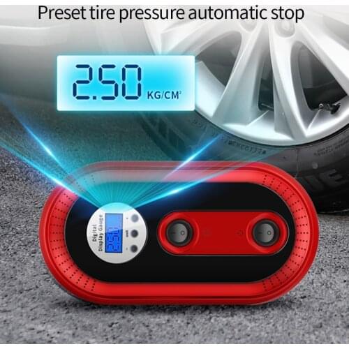 12V 150 PSI Car Inflatable Pump Air Compressor Portable Mini Tire Inflator Electric Automatic Stop Inflator Pump Compressors
