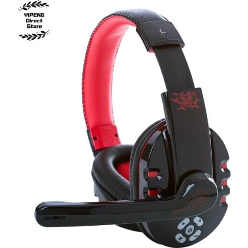 2020 Latest Wireless Headphones Bluetooth Headset Adjustable Stereo Gaming Earphones with Microphone for Phone Laptop Computer