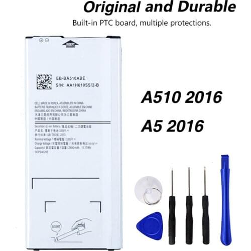 Original EB-BA510ABE Battery For Samsung GALAXY A510 2016 A5 2016 2900mAh