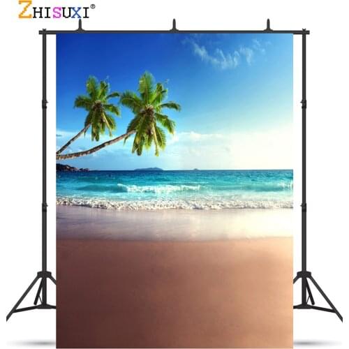 Natural Scenery Photography Background Forest Beach Landscape Travel Photo Backdrops Studio Props 21622 SLFJ-01