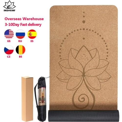 Cork Yoga mat 70in Pilates Fitness mat Sport Slimming Balance Non Slip carpet For dropshipping ship from overseas warehouse