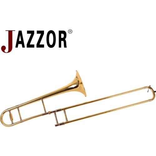 Professional Tenor trombone JYTB-E110 B Flat tenor horn with trombone mouthpiece and gloves Gold brass wind instruments