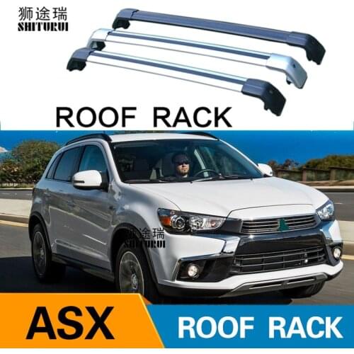 Roof Bars for MITSUBISHI - ASX RUR [2010-2019] GA_W Aluminum Alloy Side Bars Cross Rails Roof Rack Luggage Carrier RACK