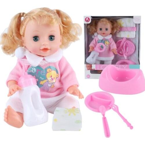 30CM Talking newborn baby with princess clothes for reborn dolls Lifelike girl boy figures toys Children Kindergarten Gift BJD