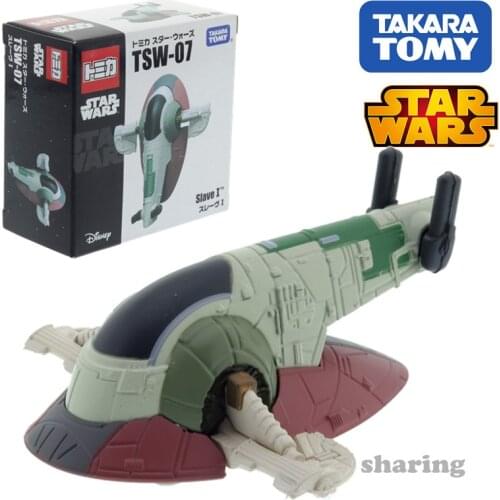 Takara Tomy Tomica TSW-07 Disney Star Wars Slave 1 Machine DieCast Hot Metal Toy Model Funny Kids Doll Collection