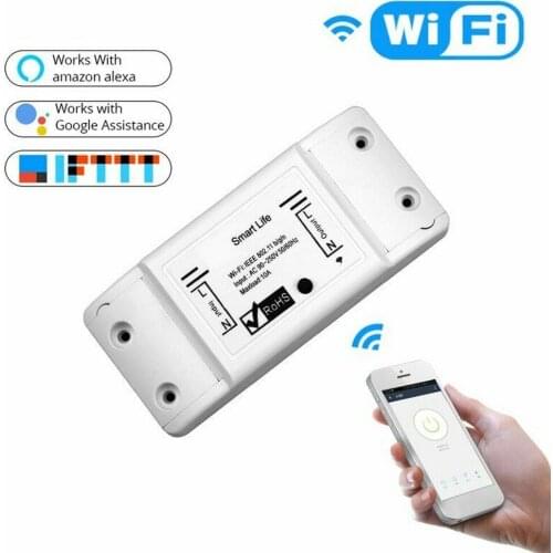 Tuya Smart Life Wifi Smart Light Switch Relay Breaker Module Automation Remote Control Works with Amazon Google Home Alexa