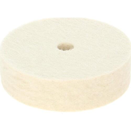 Utoolmart 1pcs/2pcs Professional Round Wool Wheel Diameter 80mm Inner Hole 10mm For Fine Polishing Of Metals And Non-metals