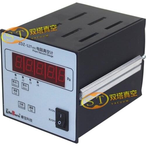 ZDZ-52Tv01 Pirani Resistance Vacuum Counting Single Channel Measurement ZJ-52T/KF16 Gauge