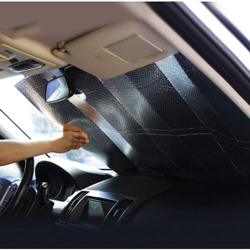 VODOOL Foldable Car Windshield Sunshade Cover DIY Cut Auto Front Rear Window Sun Shade Visor Shield Block UV Reflector Curtain
