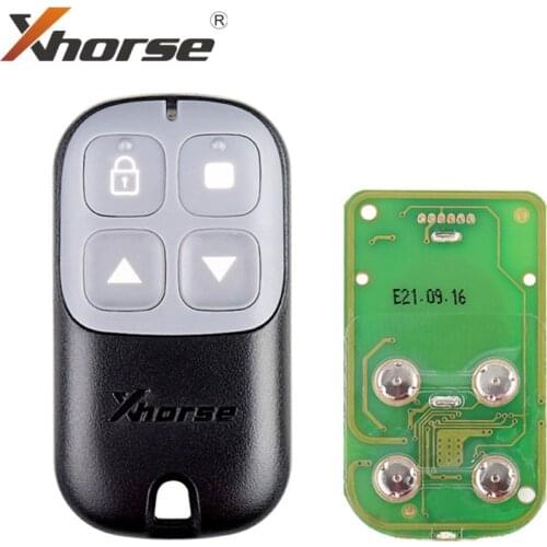 Xhorse XKXH03EN Wire Remote Key Garage Door 4 Buttons 10 pcs/lot