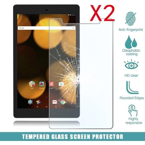 2Pcs Tablet Tempered Glass Screen Protector Cover for Argos Bush Spira B3 8 Inch Anti-Vibration and Anti-Scratch Tempered Film