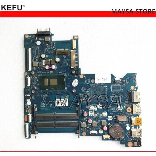 903795-601 903795-001 BDL50 LA-D707P for HP 15-AY laptop motherboard I3-7100U tested