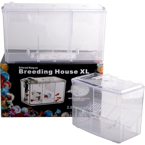 Aquarium Fish Breeding Box Air Drived Water Flowing Separation Breeding Box Aquario Small Fish Box Plant Tank