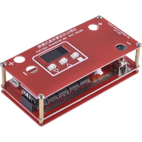 DIY Mini Spot Welder Machine Including Controller + Welding Pen + Power Input Line 18650 Lithium Battery LCD Display Screen HOT