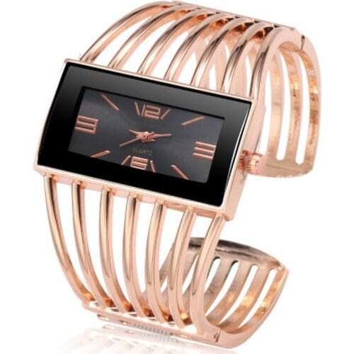 Womens Watches Bangle Bracelet Quartz Watch Women Silver Wrist Watch Rose Gold Quality Ladies Clock reloj mujer zegarek damski