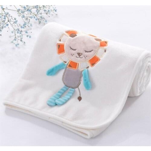 Baby cartoon animal air conditioning blanket cute children summer nap coral velvet air conditioning blanket WJH447