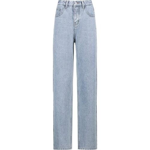 Womens Pants Butterfly Print High Waist Straight-Leg Jeans for Party Vacation Dating Holiday Travelling