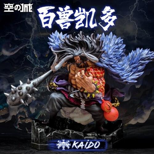 30cm Anime One-Piece Action Figure Combat Version of Beasts Kaido Figma Doll Decoration Model Cool Toys for Youth