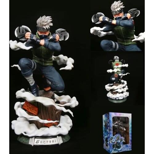 Naruto Anime Six Generations Hagi Kakashi Darts Action Figure Scene Statue Boxed Decoration Model Toy Childrens Gift Collection