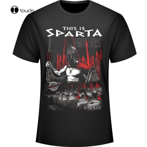 This Is Sparta Molon Labe Fashion Design Greece Warrior T-Shirt Summer Cotton Short Sleeve O-Neck MenS New S-5Xl Tee Shirt