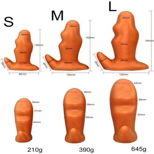Hot Selling Silicon Anal Plug Dildo Adult Sex Toys Women Men Strap On Masturbators Vaginal Anus Butt Plug No Vibrators Anal Toys