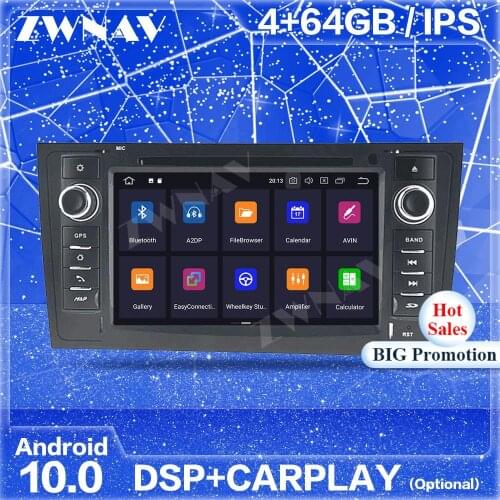 IPS Android 10 Screen GPS Navigation For AUDI A6 1997-2005 Allroad 2000-2006 Auto Audio Radio Stereo Multimedia Player Head Unit