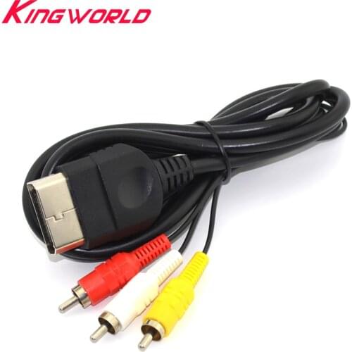 Composite Audio Video Cord AV Cable for X-box Cord Adapter Converter Connector Component Lead 3RCA Cable