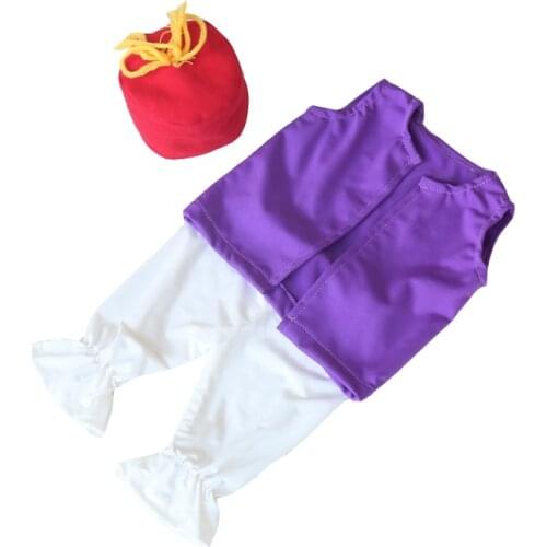 2020 Baby Summer Clothing Newborn Baby Girls And Boys Aladdin Magic Lamp Style Romper Jumpsuit Patchwork Outfit Clothes Set