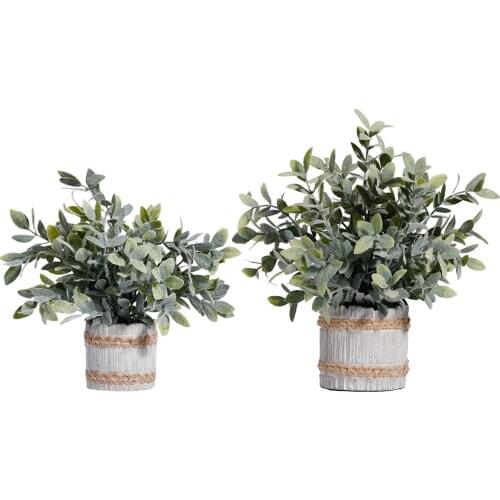 Small Fake Plants Mini Artificial Potted Plants Faux Plants Indoor for Home Office Farmhouse Kitchen Table Photo Props Decor