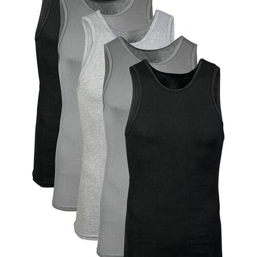 Mens Muscle Shirt Gym Clothing Workout Clothes Vests Breathable Loose Mens Cotton Vest Summer New Men Tank Tops Men Singlet