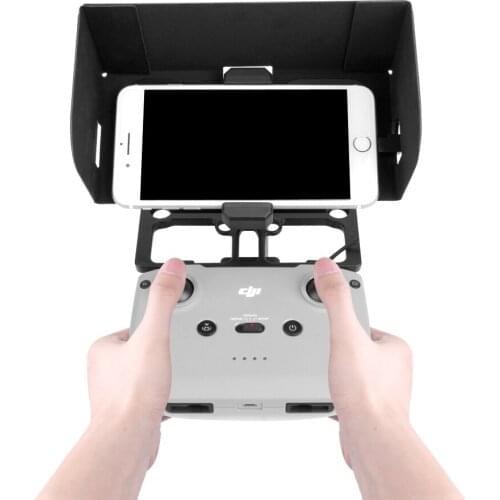 Sunnylife Mobile Phone Holder for DJI MAVIC Air 2 Remote Control Adjustable Angle Holder with Sun Hood Drone Accessories