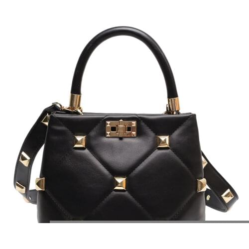 Fashion Rivet Shoulder Bag 2021 New Trend Womens Handbag High-quality Tote Crossbody Bags Purse Luxury Brand Female Phone Pack