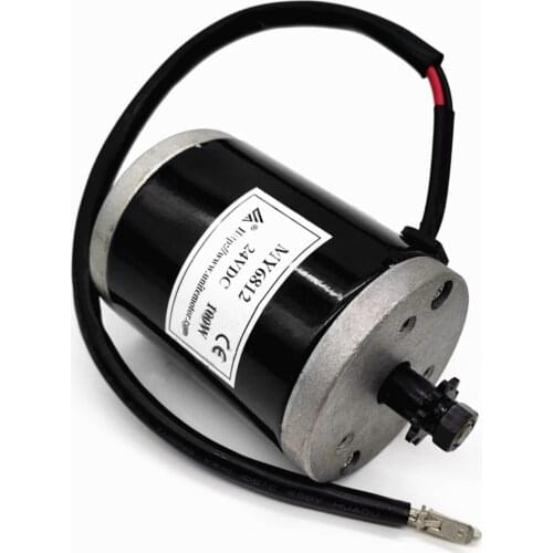 MY6812 Dc 100w 24v / high speed motor , scooter small electric brush motor