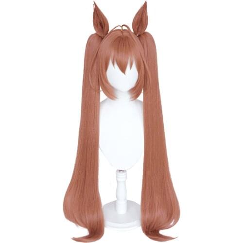 Pretty Derby Daiwa Scarlet Cosplay Wig Heat Resistant Synthetic Hair Carnival Halloween Party Props