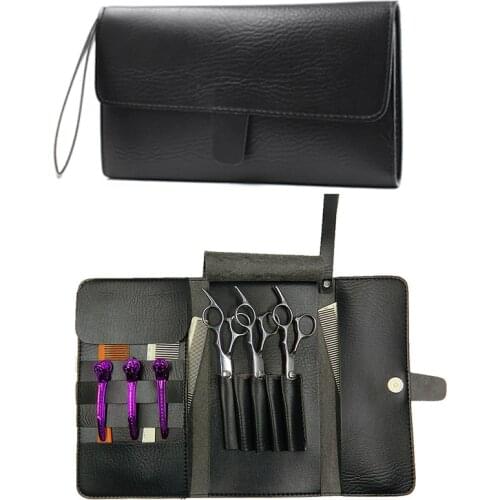 Hair Clips Hairdressing Scissor Bag Hair Professional Comb Hairdressing Barber Hair Clipper Combs Brush Holster Pouch Makeup