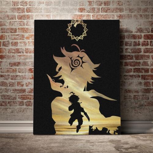 Meliodas Seven Deadly Sins Poster Canvas Wall Art Decoration prints for living Kid Children room Home bedroom decor