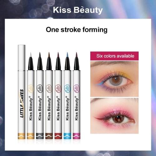 1 Pcs Color Liquid Eyeliner Non-smudge Waterproof Long-lasting Ultra-fine White Liquid Eyeliner Creative Eye Makeup