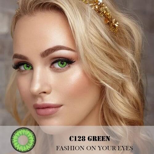 USA Hotsale Contact Lens Natural Looking Cosmetic Eyes Contact Lenses Fast Shipping 1 Pair 3-Tone Colored Contact Lens