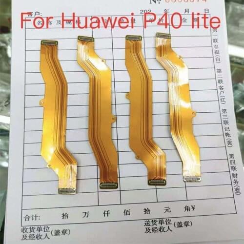 1PCS New Original For Huawei P40lite P40 Lite Main Logic Motheboard FPC Connector Flex Cable Replacement Spare Parts