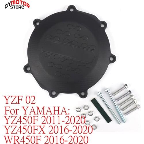 Motorcycle Clutch Protection Cover Black Motocross Engine Guard Case For YAMAHA YZ450F 2011-2020 YZ450FX 2016-2020 WR450F 16-20