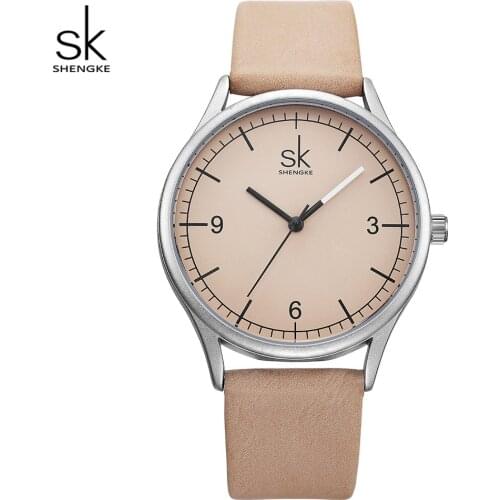 Shengke Top Brand Quartz Watch Women Casual Fashion Leather Watches Relogio Feminino 2019 New SK Female Wrist Watch #K8028