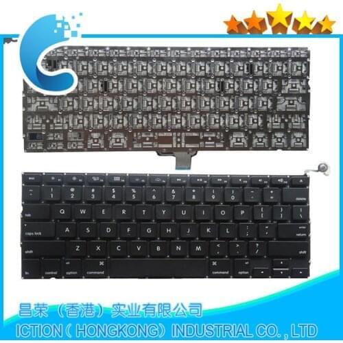 100% New For MacBook Pro Unibody 13'' A1278 Keyboard US English Layout Keyboard 2009-2012 MD313 MD101