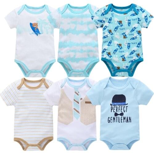 2021 Summer Unisex Newborn Baby Boy Clothes Unicorn Cotton Baby Girl Clothes Cartoon Girls Baby Clothing Jumpsuits Bodysuits