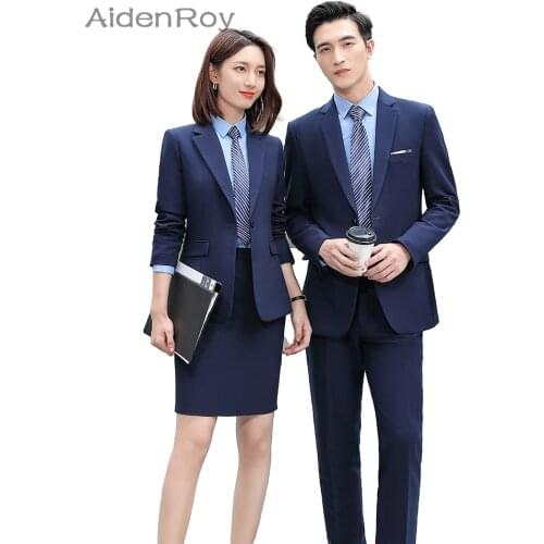 2021SS Men Suits Slim Fit Business Professional Formal Wear Classic Suit Blue Black Blazer+Pants 2 Piece Set Plus Size S-5XL