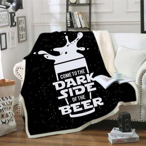 3D Thicken Plush throw Blanket Adult modern bed quilt Home Office Washable bedclothes Kids Sherpa flannel Blanket Home textiles