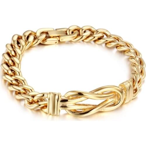 Top Design Trendy Jewelry 316L Stainless Steel Gold Color Cut Curb Cuban Chain Gift Mens Womens Bracelet Bangle 8.86" 15mm New