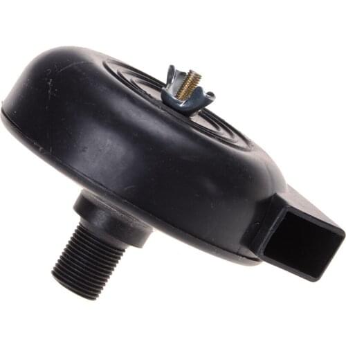 Black 3/8"PT Thread Inlet Plastic Filter Silencer For Air Compressor Intake Filter Noise Muffler Silencer