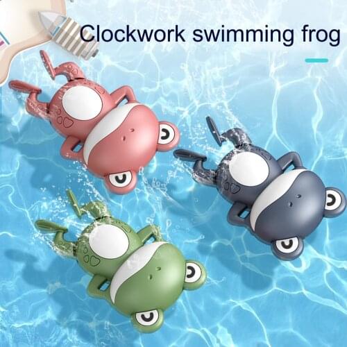 Baby Bath Toys 0 12 Months for Kids Swimming Pool Water Game Wind-up Clockwork Animals Frog for Children Water Toys Gifts