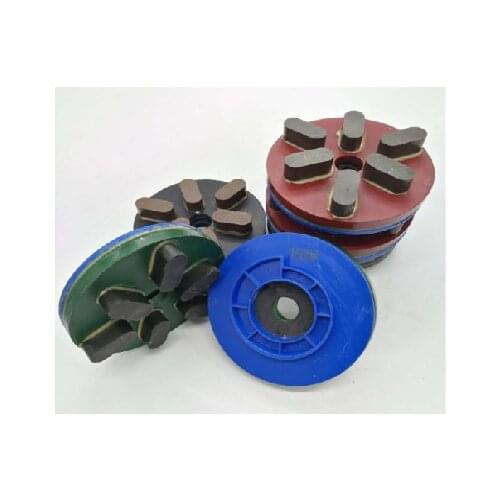 4 inch 5 inch 6 inch snail lock diamond resin grinding disc for granite for auto polishing machine